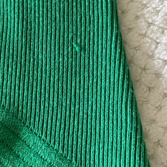 💙 89th + Madison Green Open Front Cardigan – XL – Ribbed Knit Office Basic - Picture 11 of 12